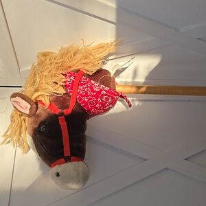 Talking Horse Makes Gallopping Noises Play Stick Horse